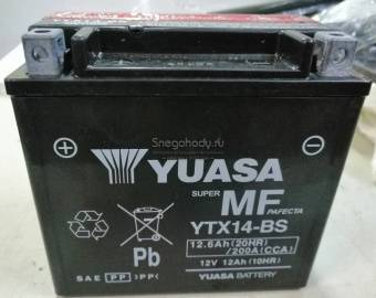 Аккумулятор АКБ Yuasa YTX14-BS