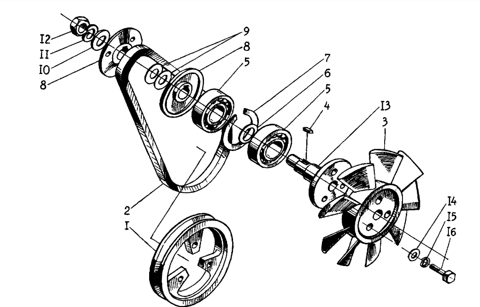 Гайка ручная T110, T125, T150, Мухтар, Мухтар-7, Мухтар-15 Irbis Motors